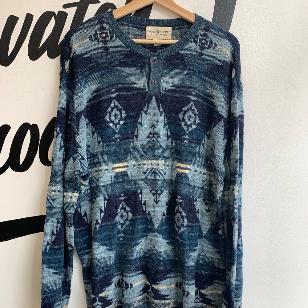 Ralph Lauren Aztec sweater size XL